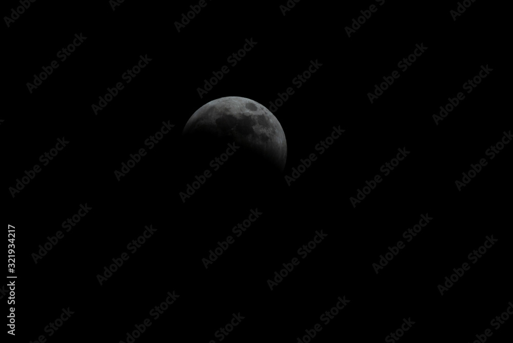 during the lunar eclipse 20th of January 2019, Berkeley Heights, New Jersey, time 23:00 EST during the lunar eclipse 20th of January 2019, Berkeley Heights, New Jersey, time 23:00 EST