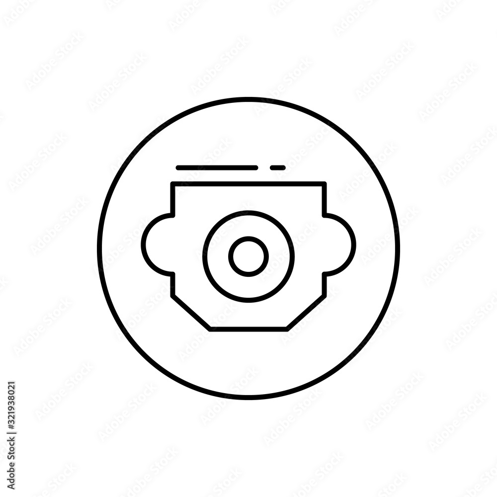 Audio, connector icon. Simple line, outline vector elements of connectors and cables icons for ui and ux, website or mobile application Audio, connector icon. Simple line, outline vector elements of connectors and cables icons for ui and ux, website or mobile application