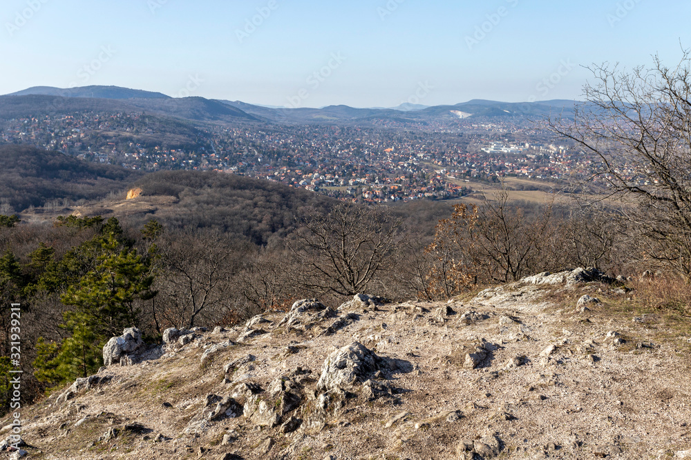 View of Solymar from the Buda Hills near Budapest View of Solymar from the Buda Hills near Budapest
