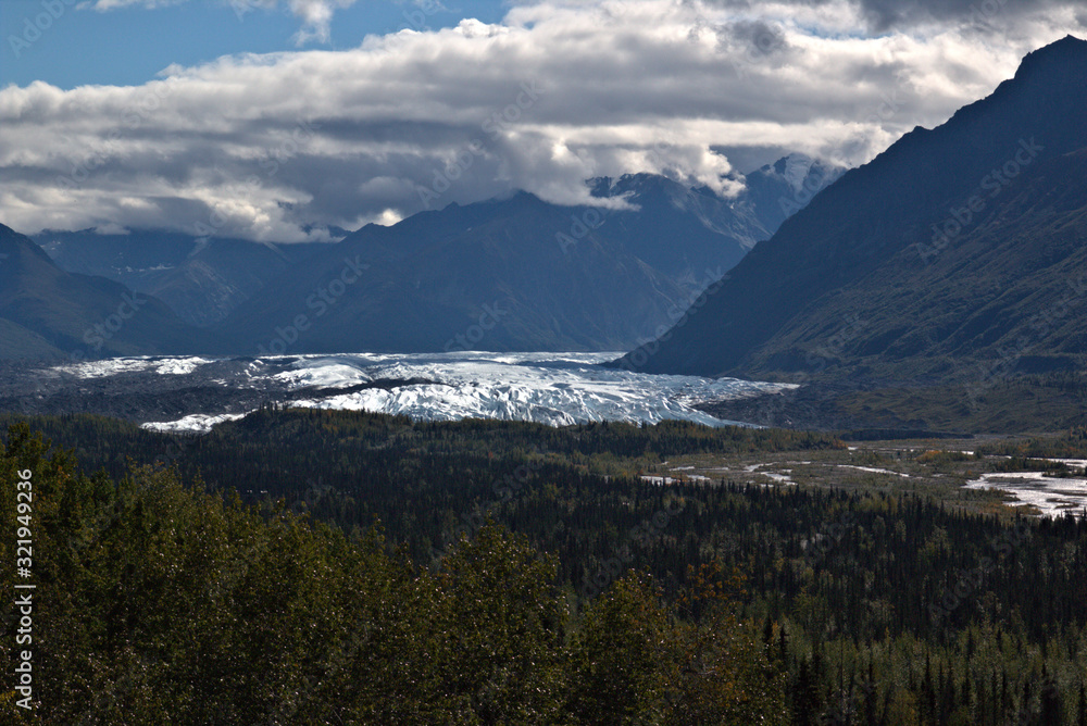 Clouds above the Alaskan Glacier