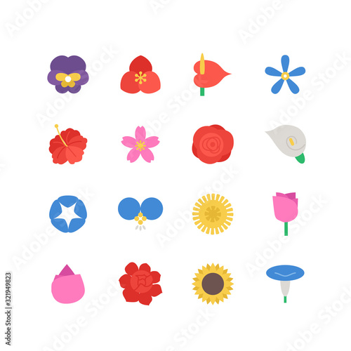 FLOWER ICON SET