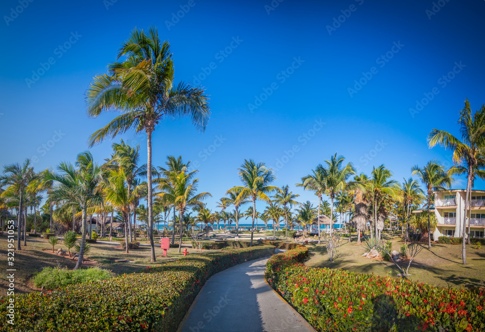 Fototapeta premium Idyllic Caribbean Resort In Cuba