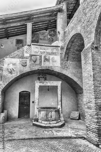 The medieval architecture of San Gimignano, iconic town in Italy