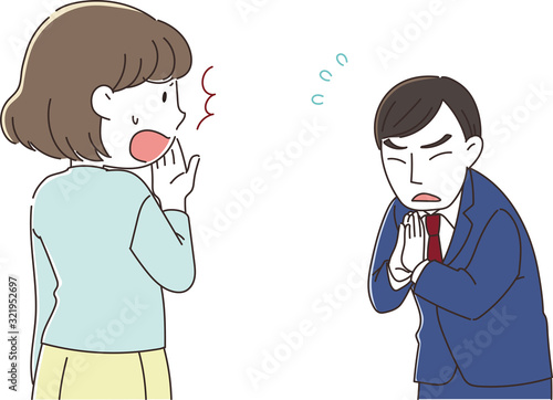 謝るサラリーマン