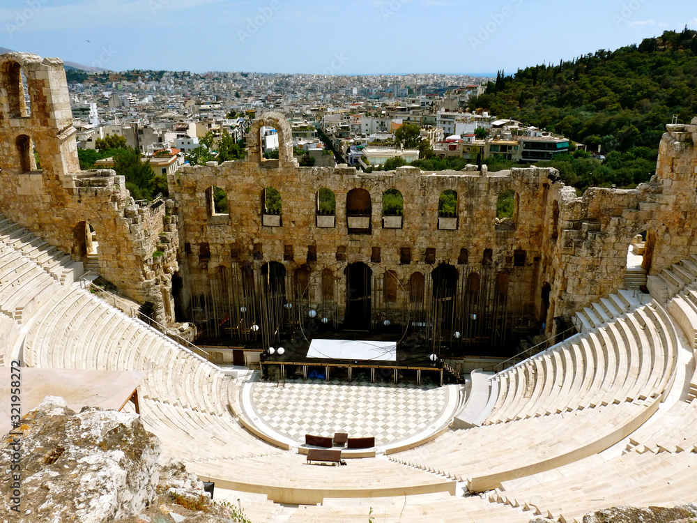 Odeon of Herodes Atticus Athens in Greece - ATH