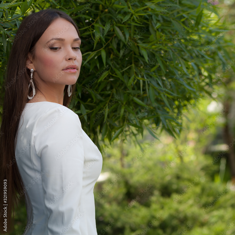 Portrait of beautiful young girl. Portrait of beautiful young girl.