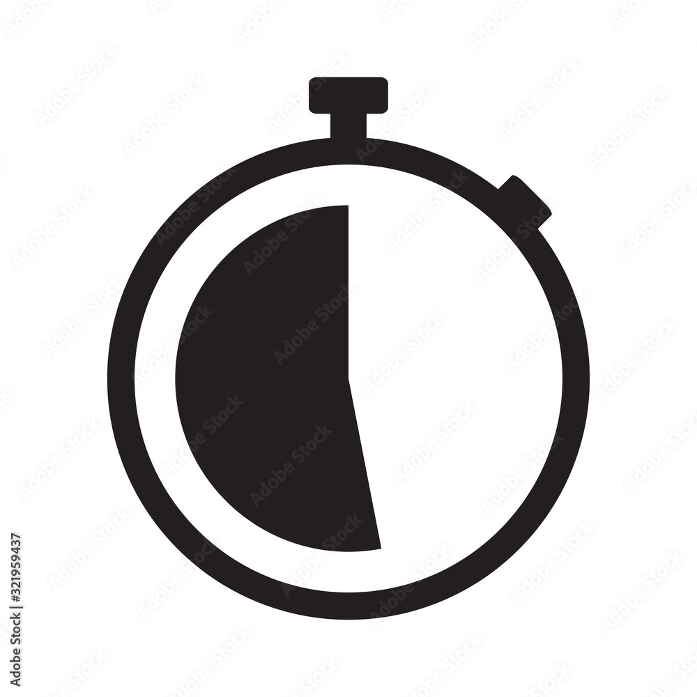 stopwatch icon design vector logo template EPS 10 stopwatch icon design vector logo template EPS 10