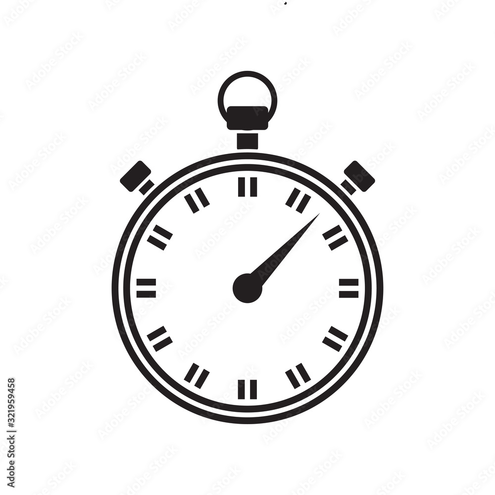stopwatch icon design vector logo template EPS 10 stopwatch icon design vector logo template EPS 10