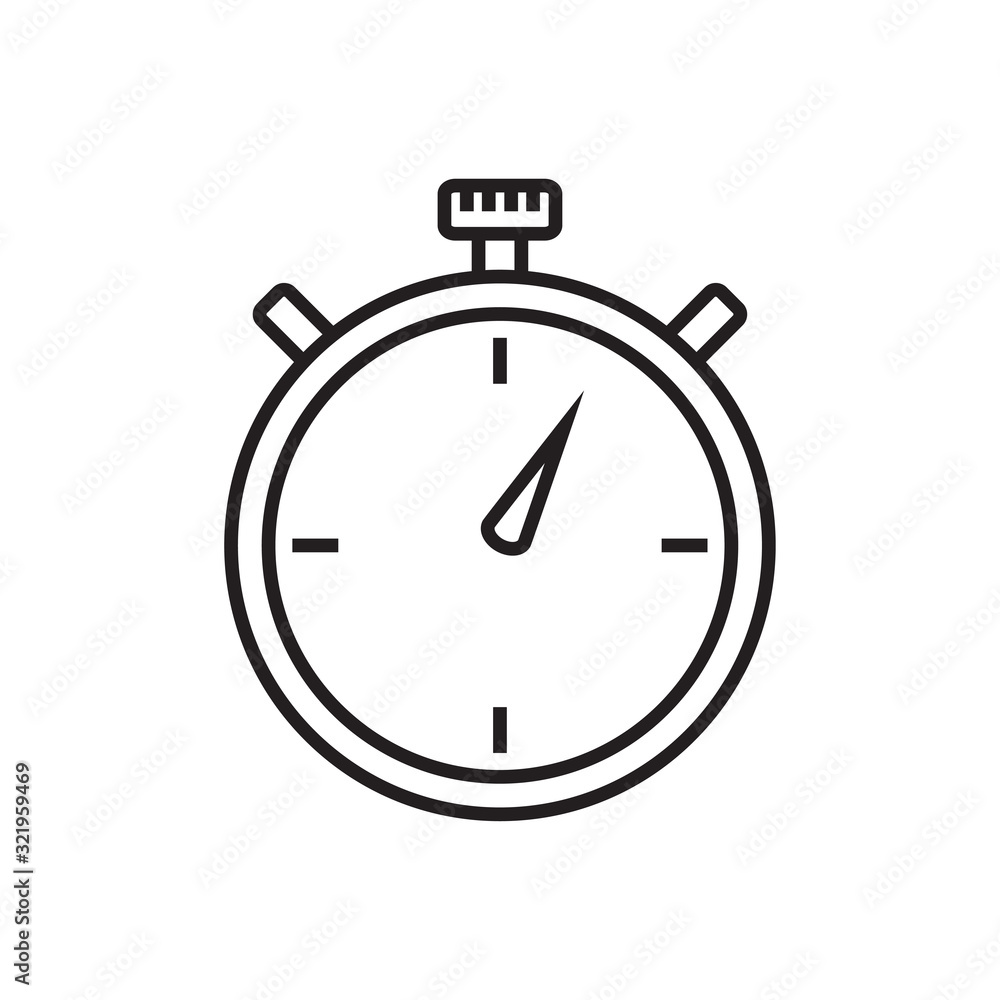 stopwatch icon design vector logo template EPS 10 stopwatch icon design vector logo template EPS 10