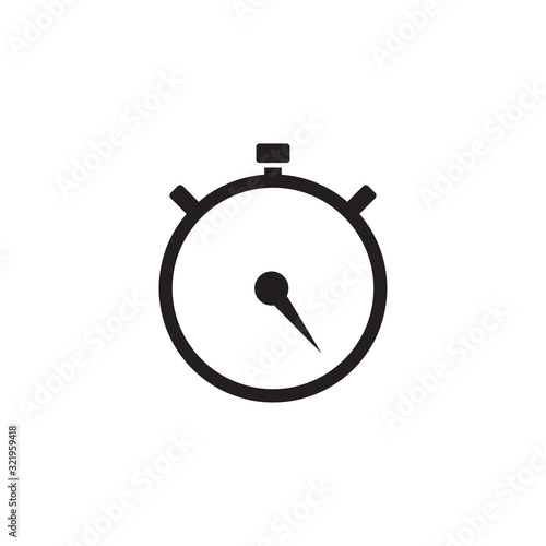 stopwatch icon design vector logo template EPS 10