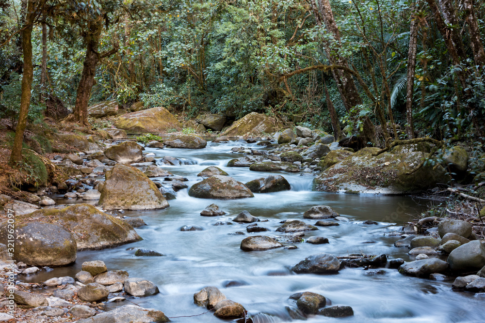 Savegre River, San Gerardo de Dota. Quetzales National Park, Costa Rica. The cleanest river in Central America. Savegre River, San Gerardo de Dota. Quetzales National Park, Costa Rica. The cleanest river in Central America.