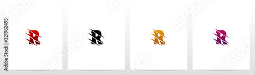  Claw Marks On Letter Logo Design R