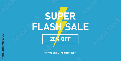 flash sale promotion advertising material Vector. Useful for ad, social media, brochure, email, flyer, leaflet, poster, web ad, ect.