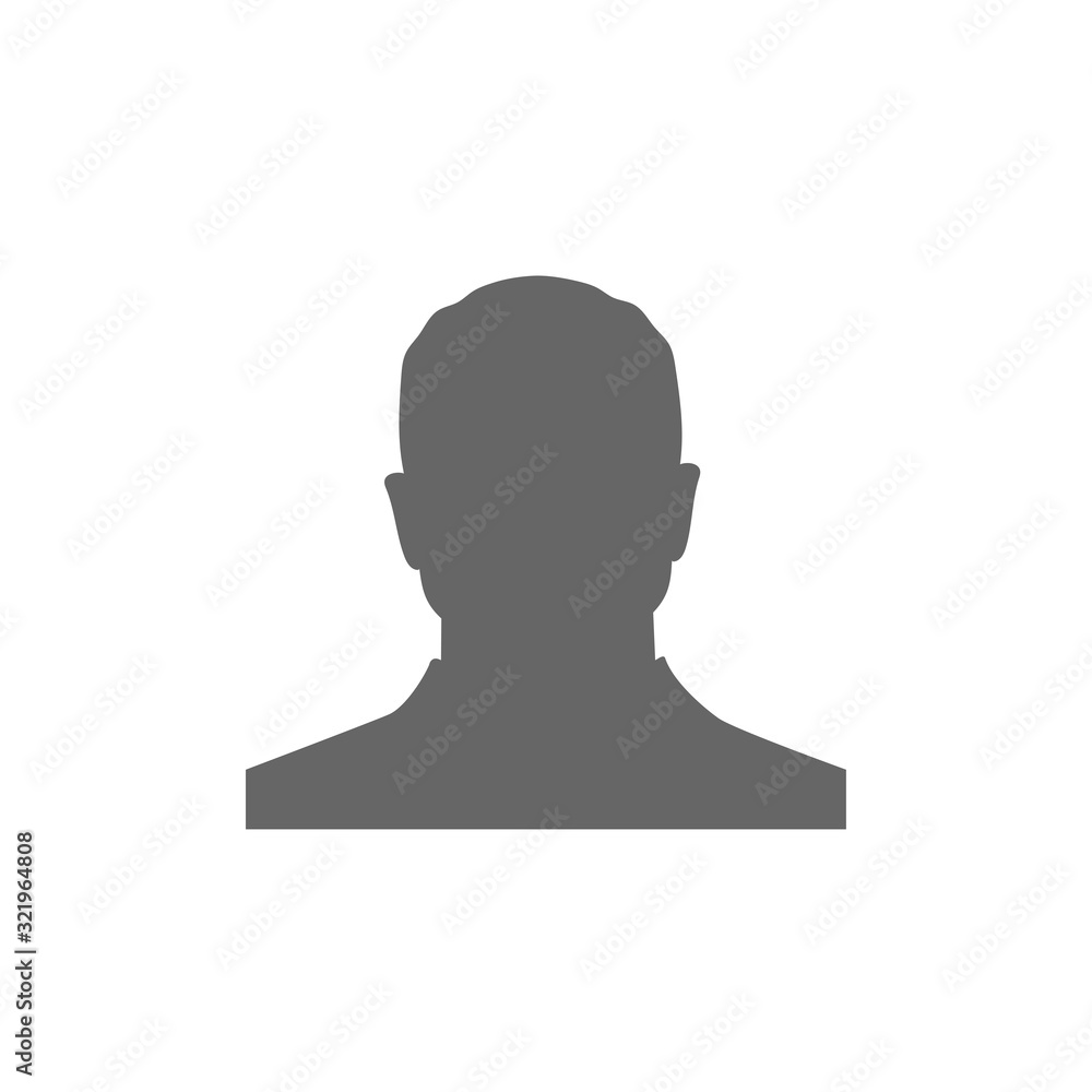 man profile person silhouette user isolated vector man profile person silhouette user isolated vector