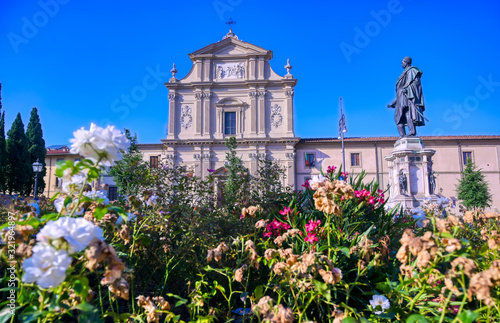 Obraz na płótnie Florence, Italy - June 3, 2019 - Museum of San Marco located in Florence, Italy. w salonie