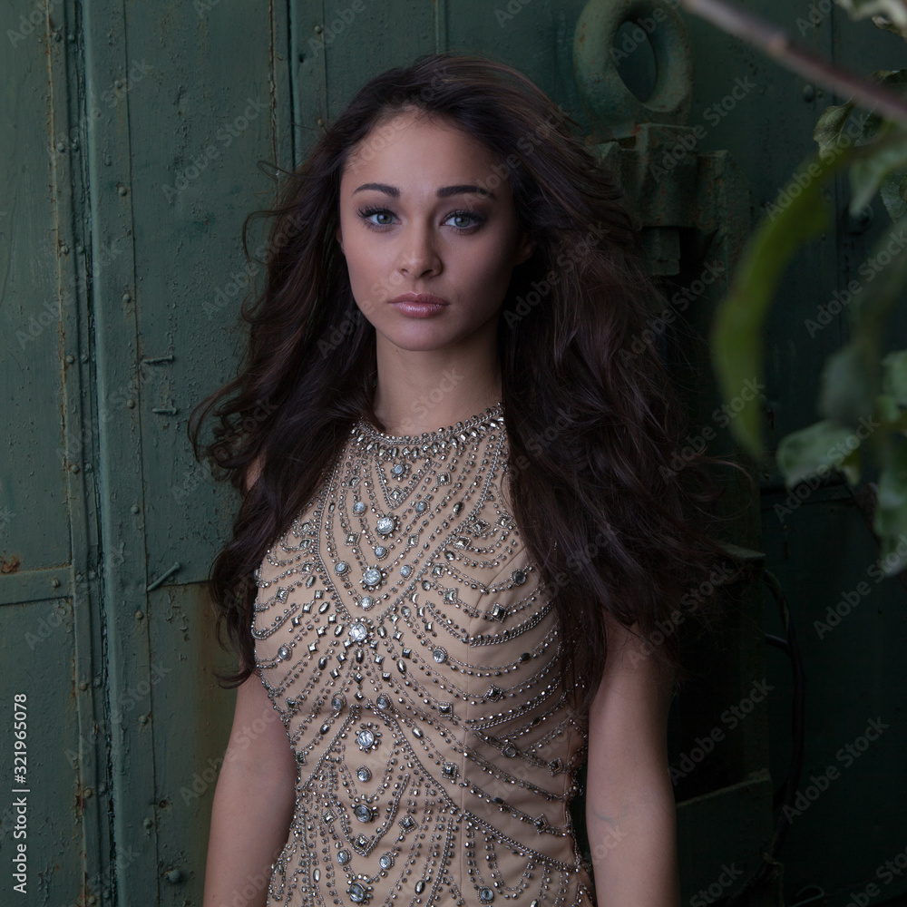 Portrait of beautiful young girl. Portrait of beautiful young girl.