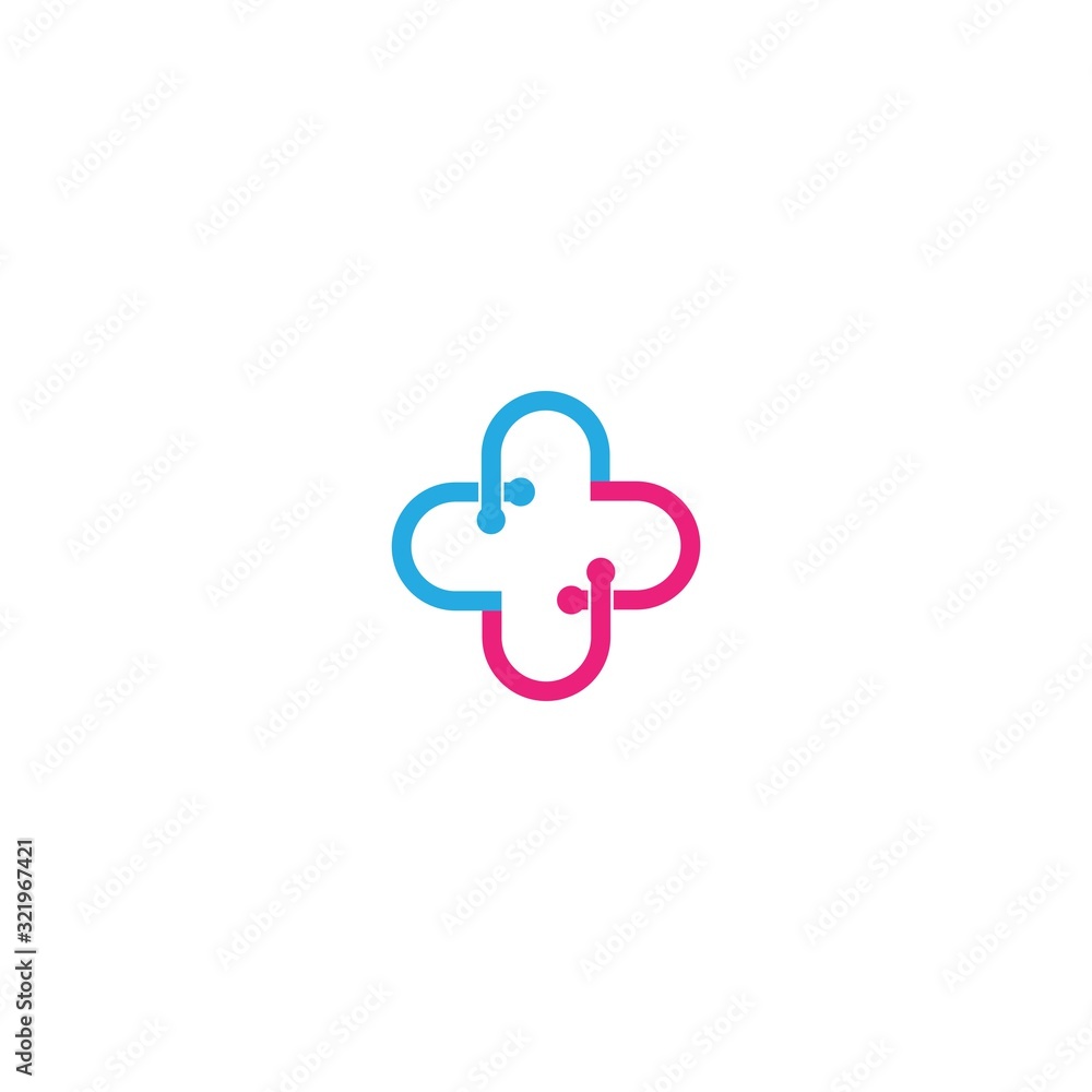 Love health logo template icon design Love health logo template icon design