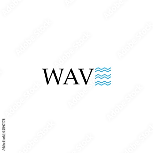 wave logo template vector icon design