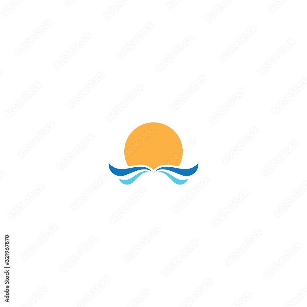 Sun logo template vector icon illustration Sun logo template vector icon illustration