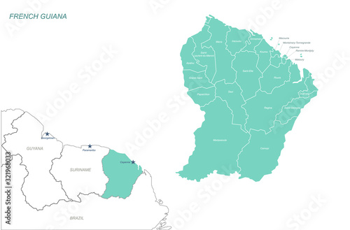 map of south america countr...