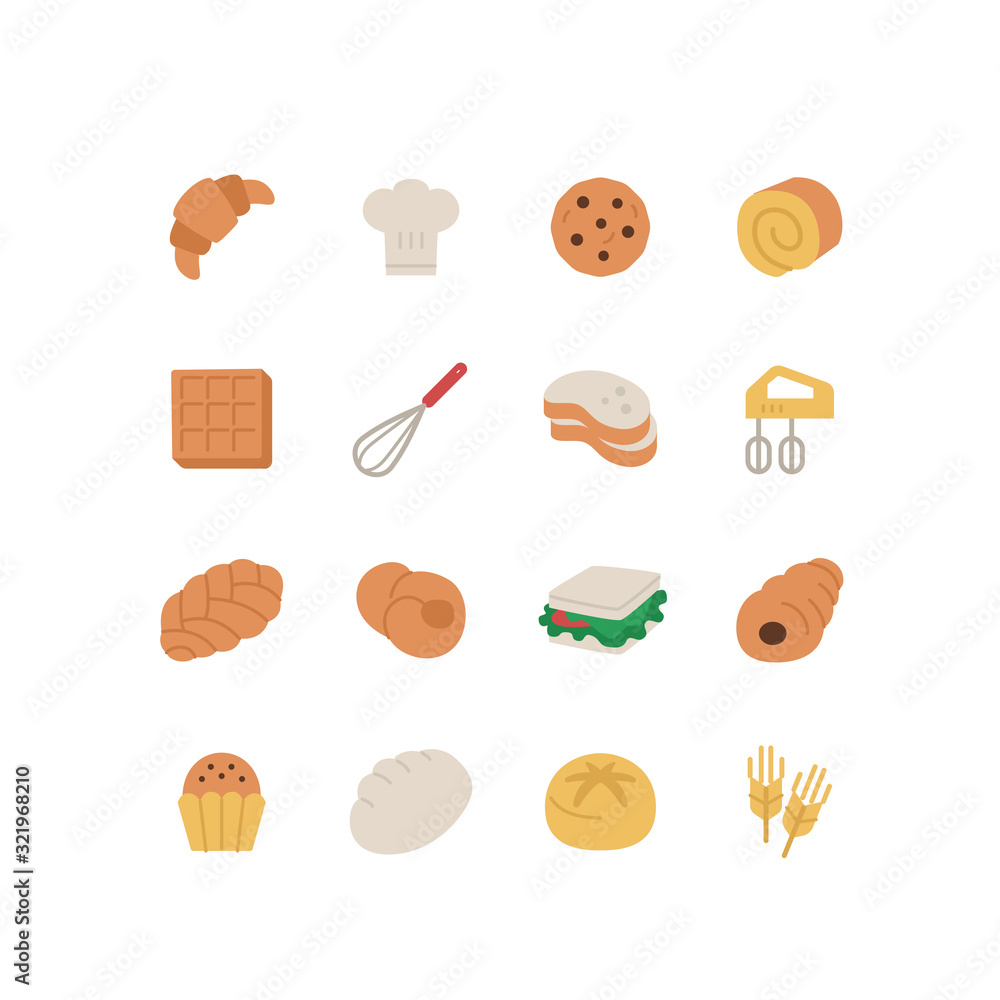 BAKERY ICON SET BAKERY ICON SET