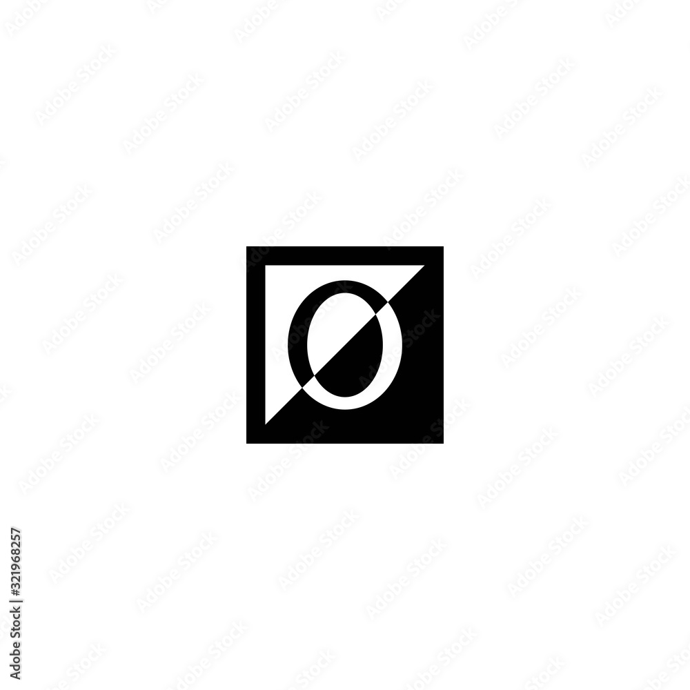 O Letter brand logo business template vector icon