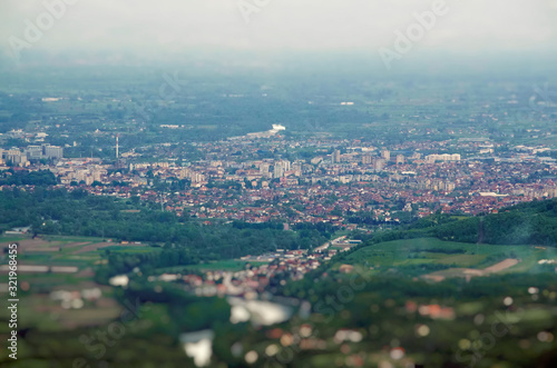 Wallpaper Mural Panoramic view of Cacak city in Serbia from Ovcar mountain peak Torontodigital.ca