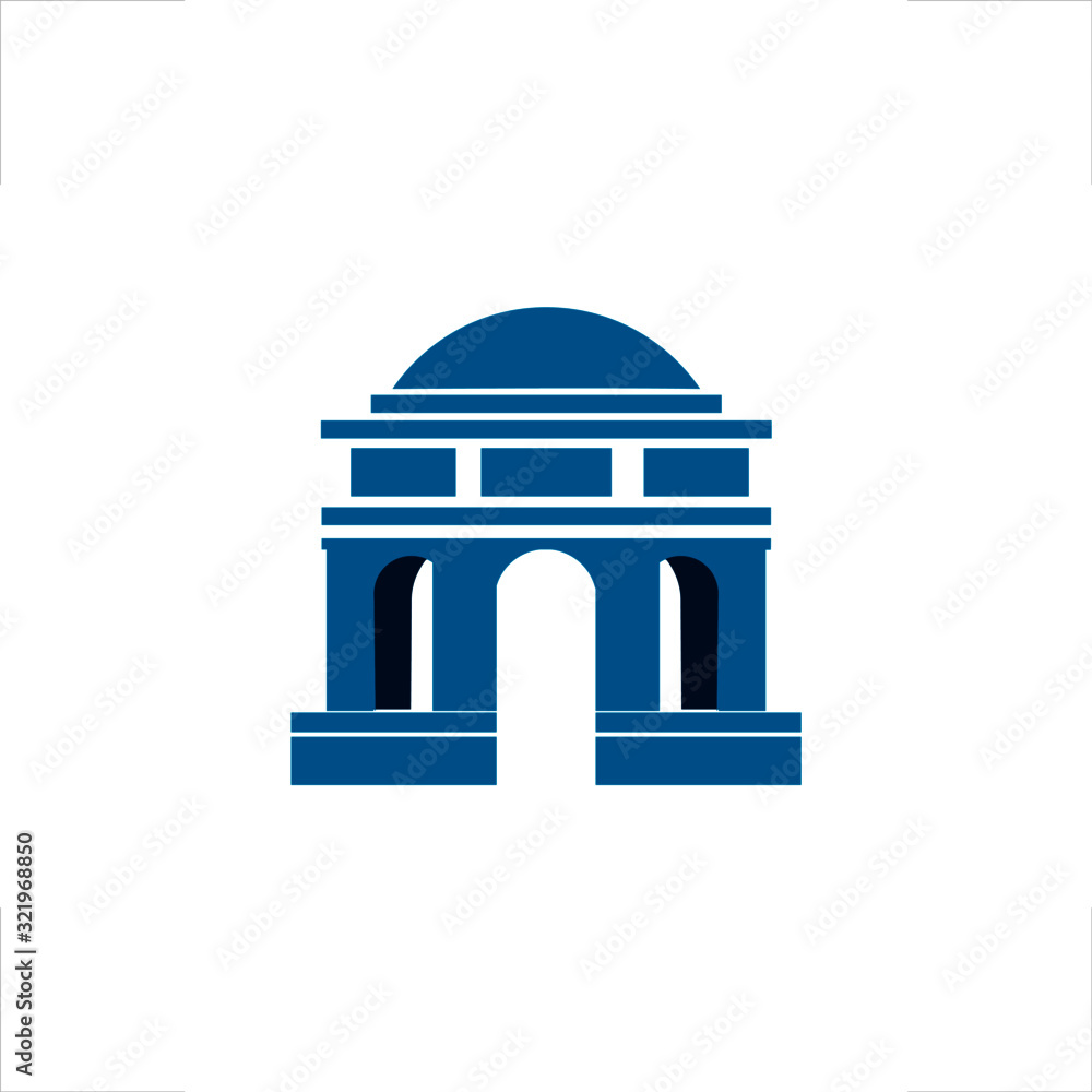  dome palace logo landmark building