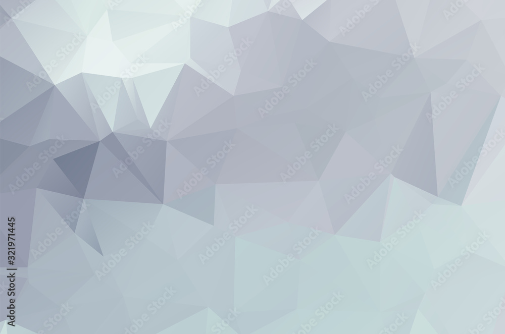 Obraz premium Abstract Lowpoly vector Gray background. Template for style design