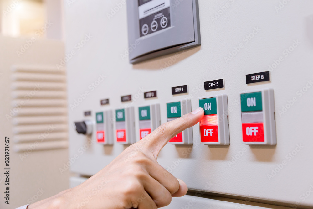 Engineer is check Electrical control panel in factory / Control panel System ready. Engineer is check Electrical control panel in factory / Control panel System ready.