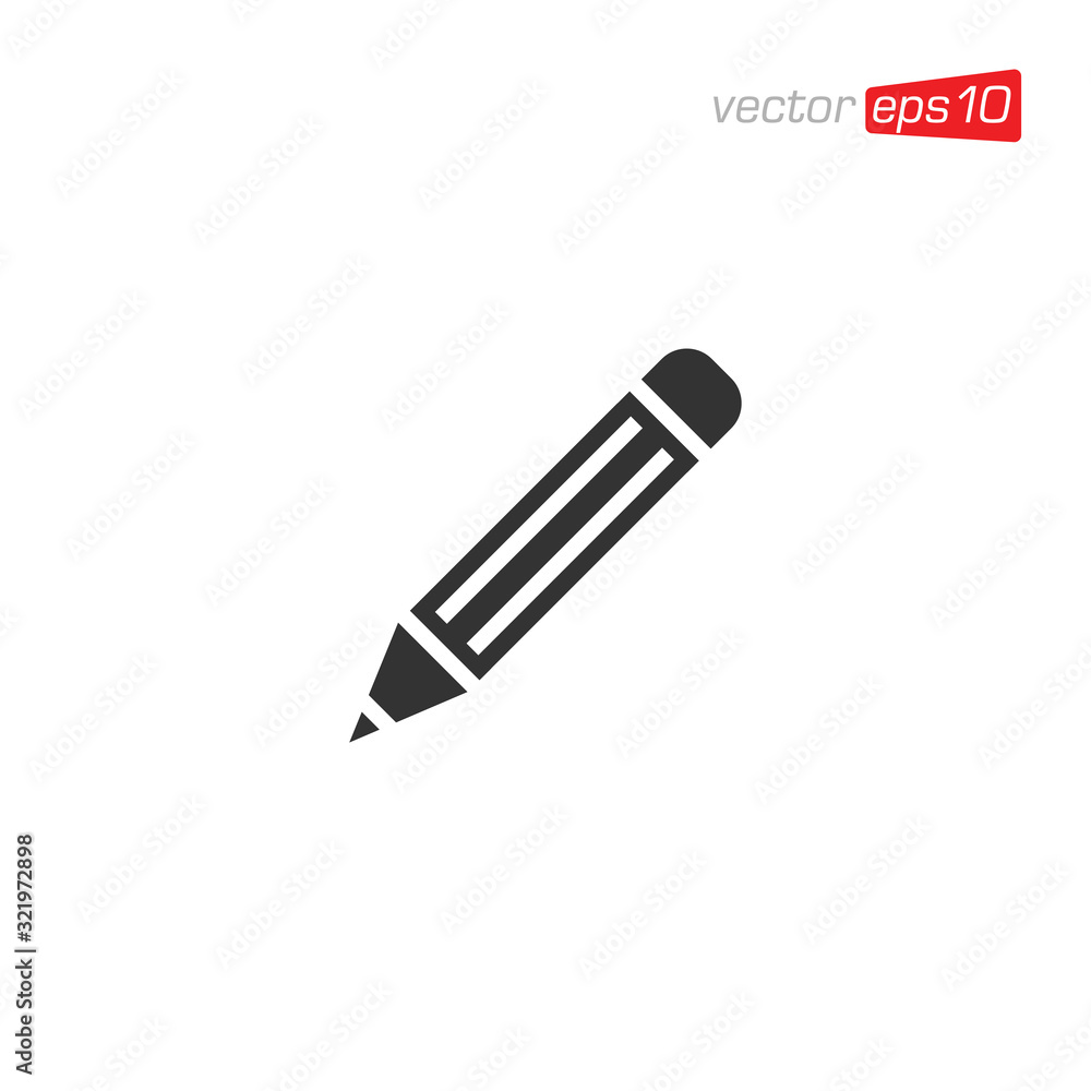 Pencil or Pen Icon Design Vector Pencil or Pen Icon Design Vector