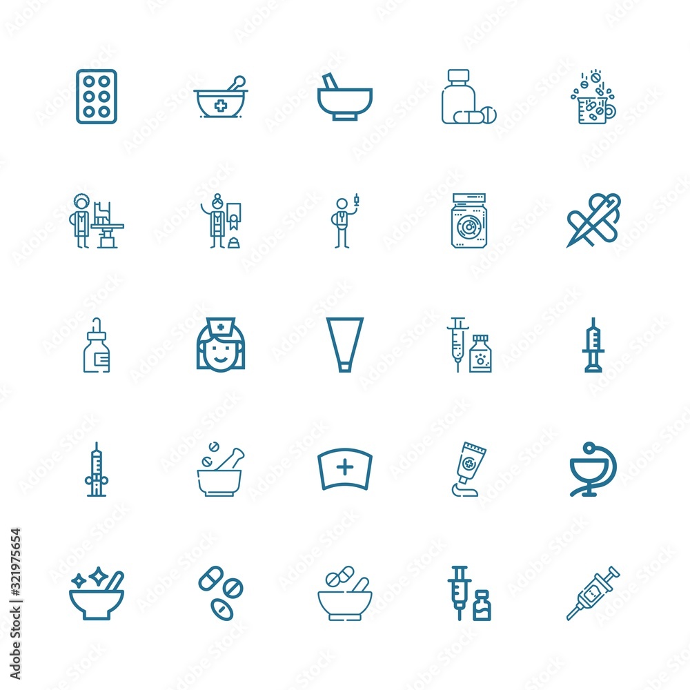 Editable 25 syringe icons for web and mobile Editable 25 syringe icons for web and mobile