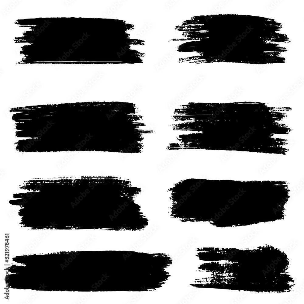 Set of vector brush strokes.Collection of vector brush hand drawn graphic element. grunge background. Set of vector brush strokes.Collection of vector brush hand drawn graphic element. grunge background.