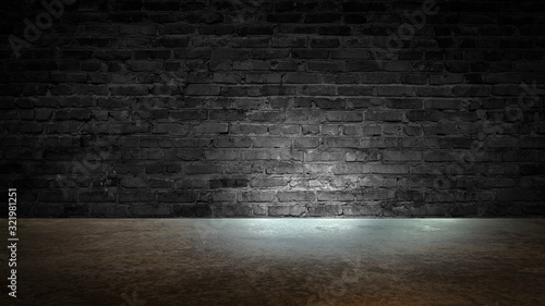 background of an empty blac...