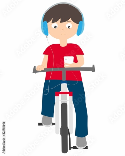 自転車のながら運転