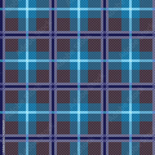 Seamless checkered illustration in muted colors