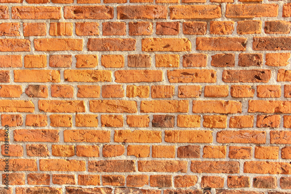 weathered brick wall Mauer Backsteinmauer rot weathered brick wall Mauer Backsteinmauer rot