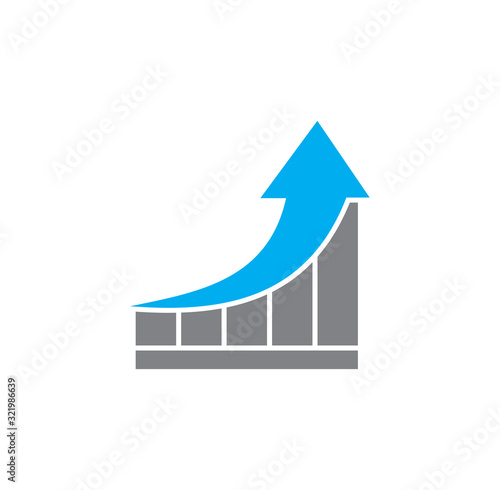 High performance related icon on background for graphic and web design. Creative illustration concept symbol for web or mobile app