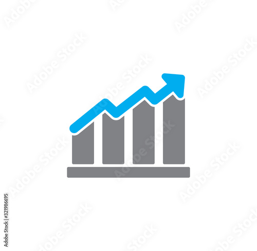 High performance related icon on background for graphic and web design. Creative illustration concept symbol for web or mobile app