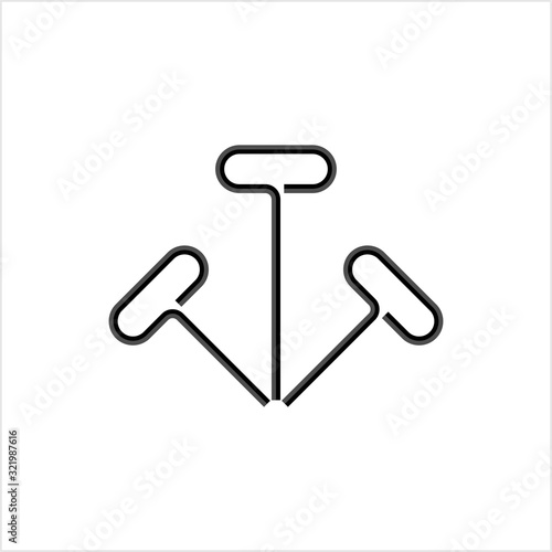 T Handle Allen Wrench, Hex Key