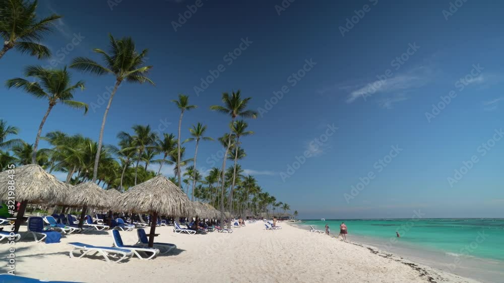 Sandy beach at Punta cana, Dominican republic Sandy beach at Punta cana, Dominican republic