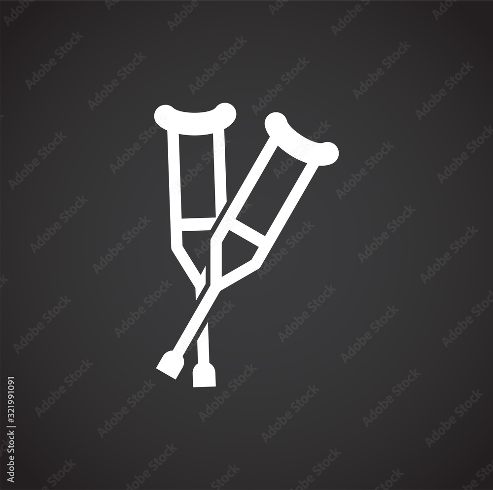 Human disability related icon on background for graphic and web design. Creative illustration concept symbol for web or mobile app Human disability related icon on background for graphic and web design. Creative illustration concept symbol for web or mobile app