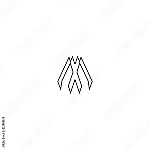 M Letter Logo Design Template