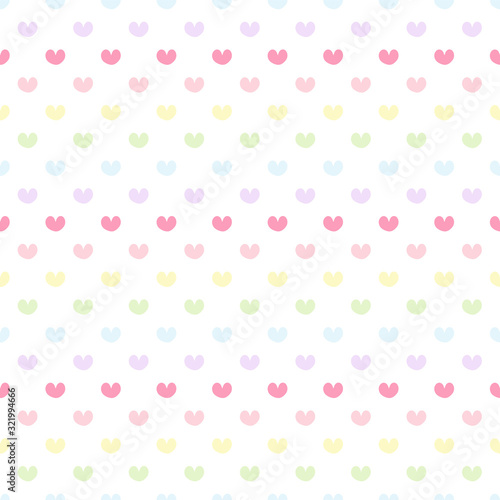 Colorful heart seamless pattern background. sweets for Valentine s Day.