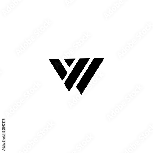 W Letter Logo Design Template Vector