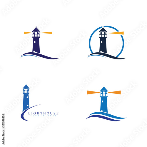 Light House Logo Template vector