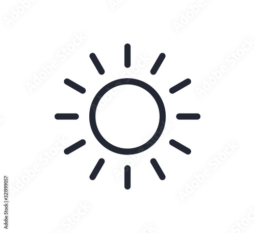 Weather icon vector design template