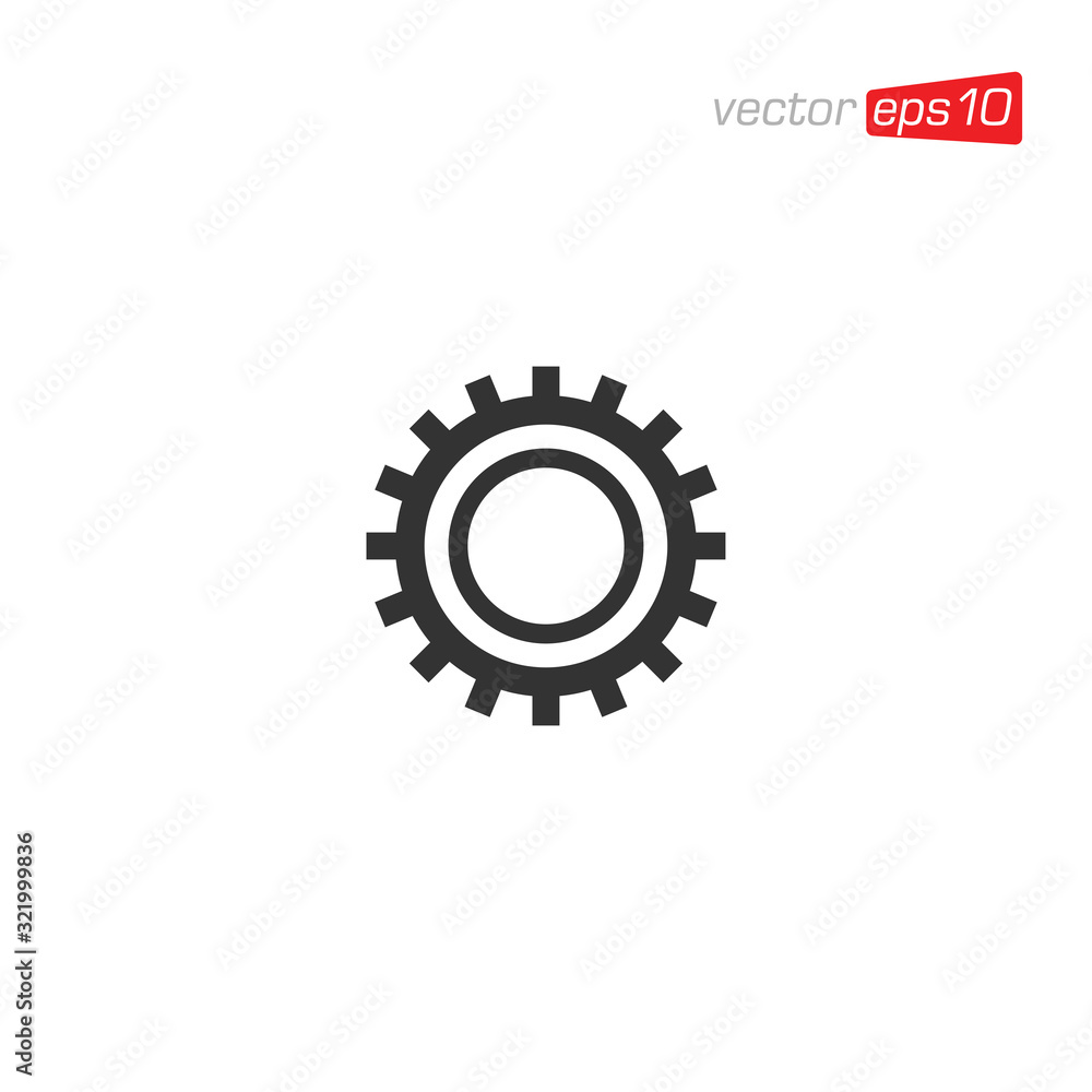 Gear Setting Icon Design Vector Gear Setting Icon Design Vector