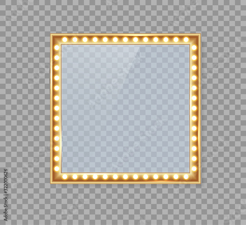 Mirror with light 