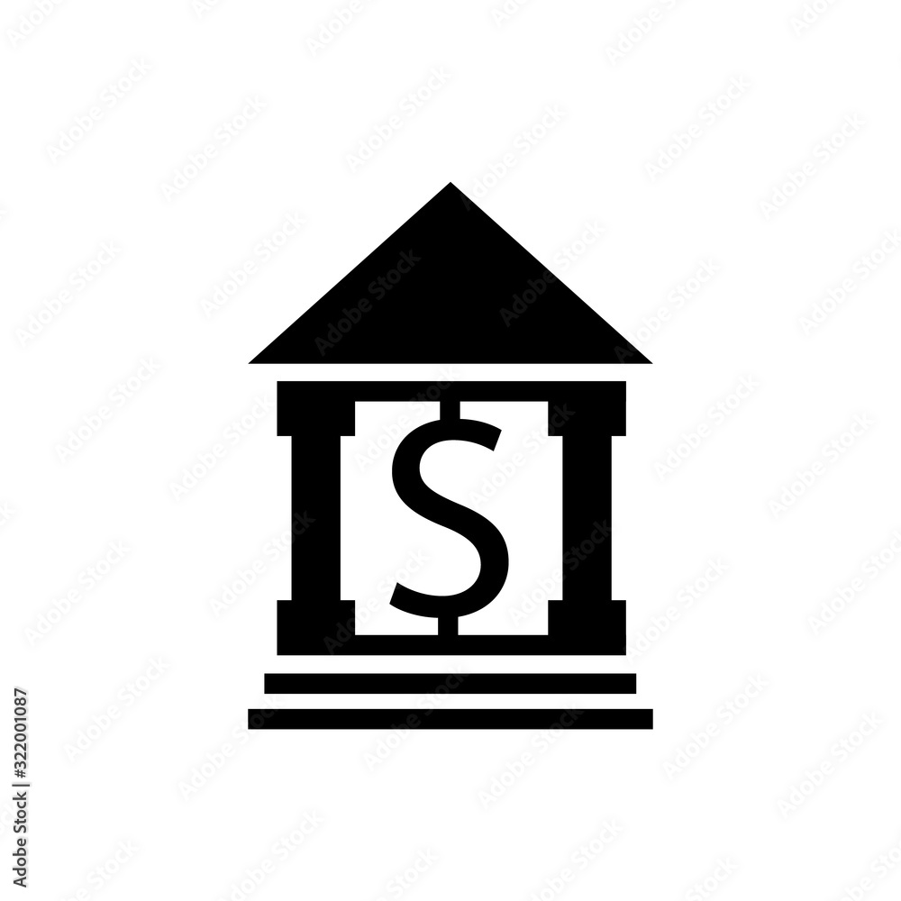 Bank icon vector sign and symbol Bank icon vector sign and symbol